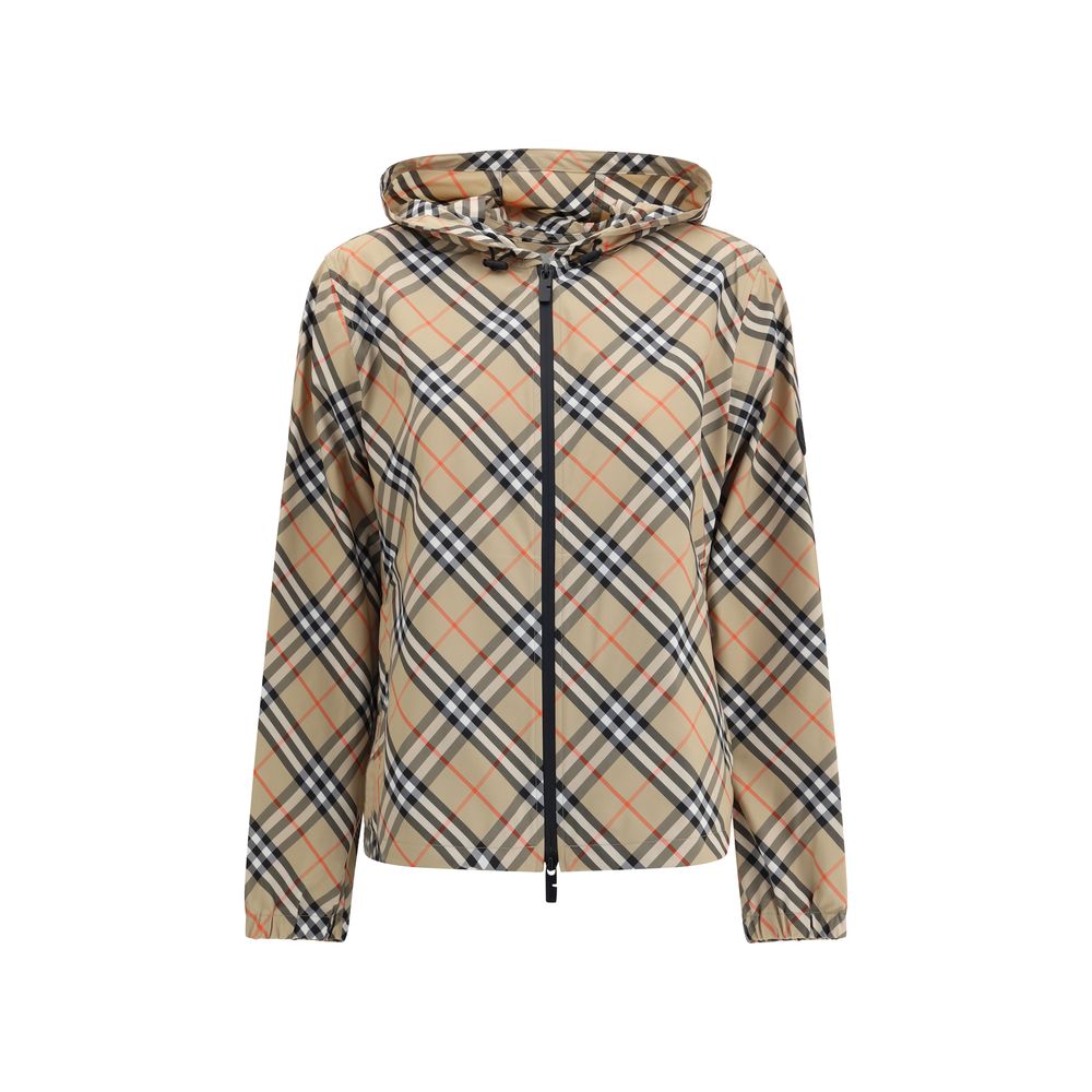Burberry Beige Polyester Shell Jacket Burberry