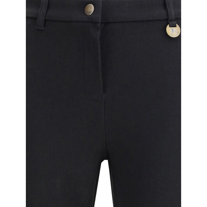 Burberry Black Cotton Casual Pants Burberry