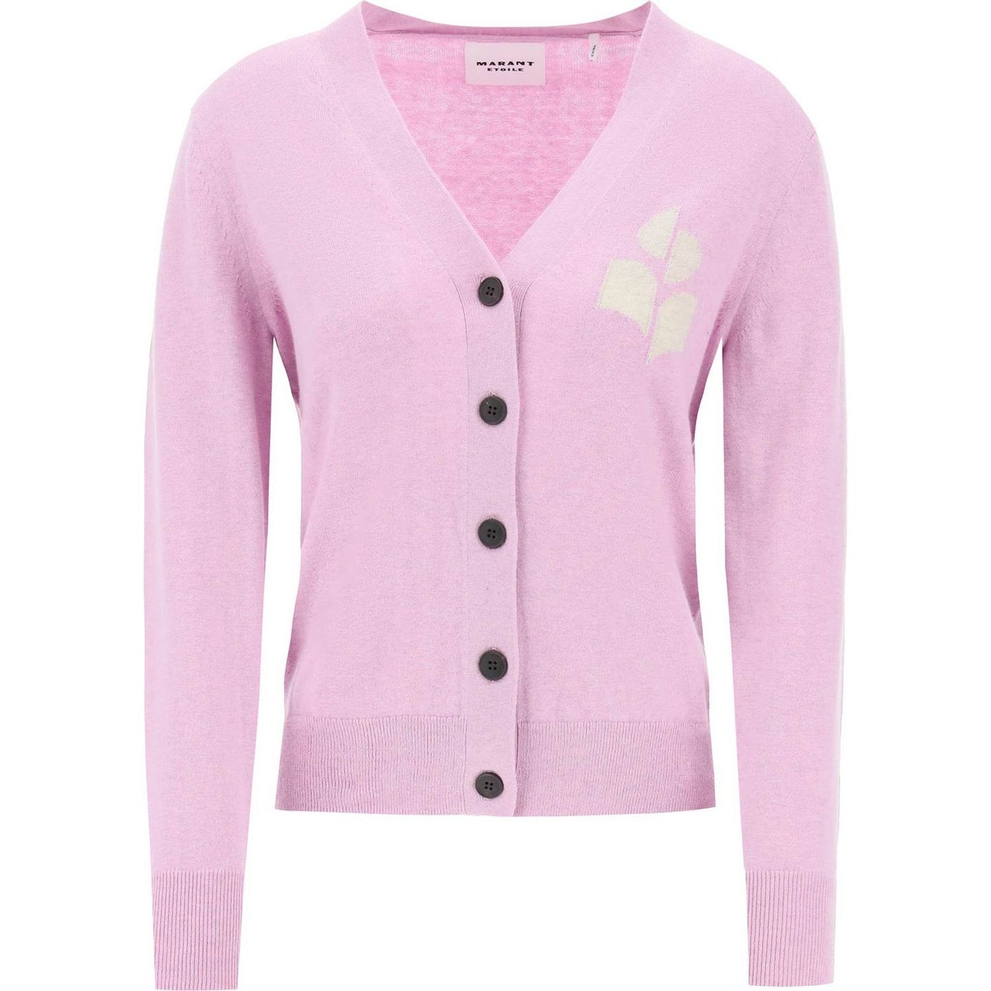 Isabel Marant Etoile karin cardigan with logo intarsia Knitwear Isabel Marant Etoile