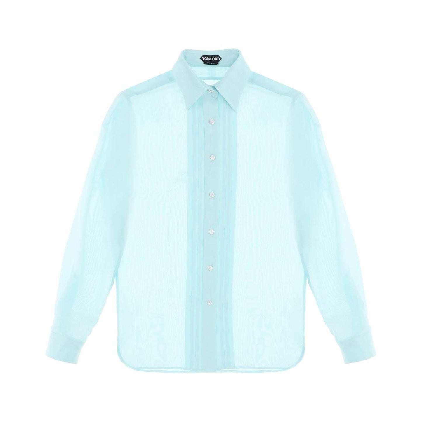 Tom Ford silk shirt with plastron Topwear Tom Ford