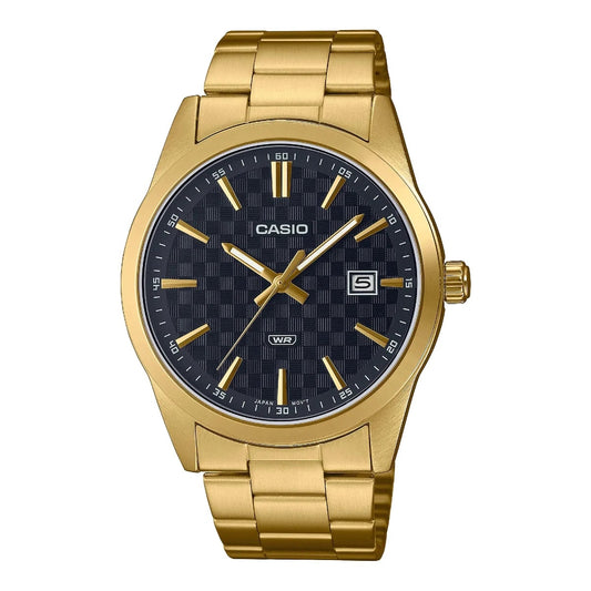 CASIO COLLECTION Mod. DATE GOLD - CARBON LOOK - BLACK CASIO COLLECTION & VINTAGE