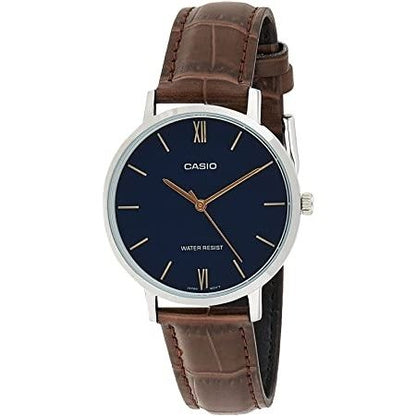 CASIO COLLECTION Mod. MINIMAL, LEATHER - BLACK CASIO COLLECTION & VINTAGE