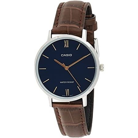 CASIO COLLECTION Mod. MINIMAL, LEATHER - BLACK CASIO COLLECTION & VINTAGE