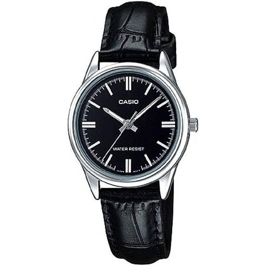 CASIO COLLECTION Mod. ONLY TIME LADY LEATHER - BLACK WATCHES