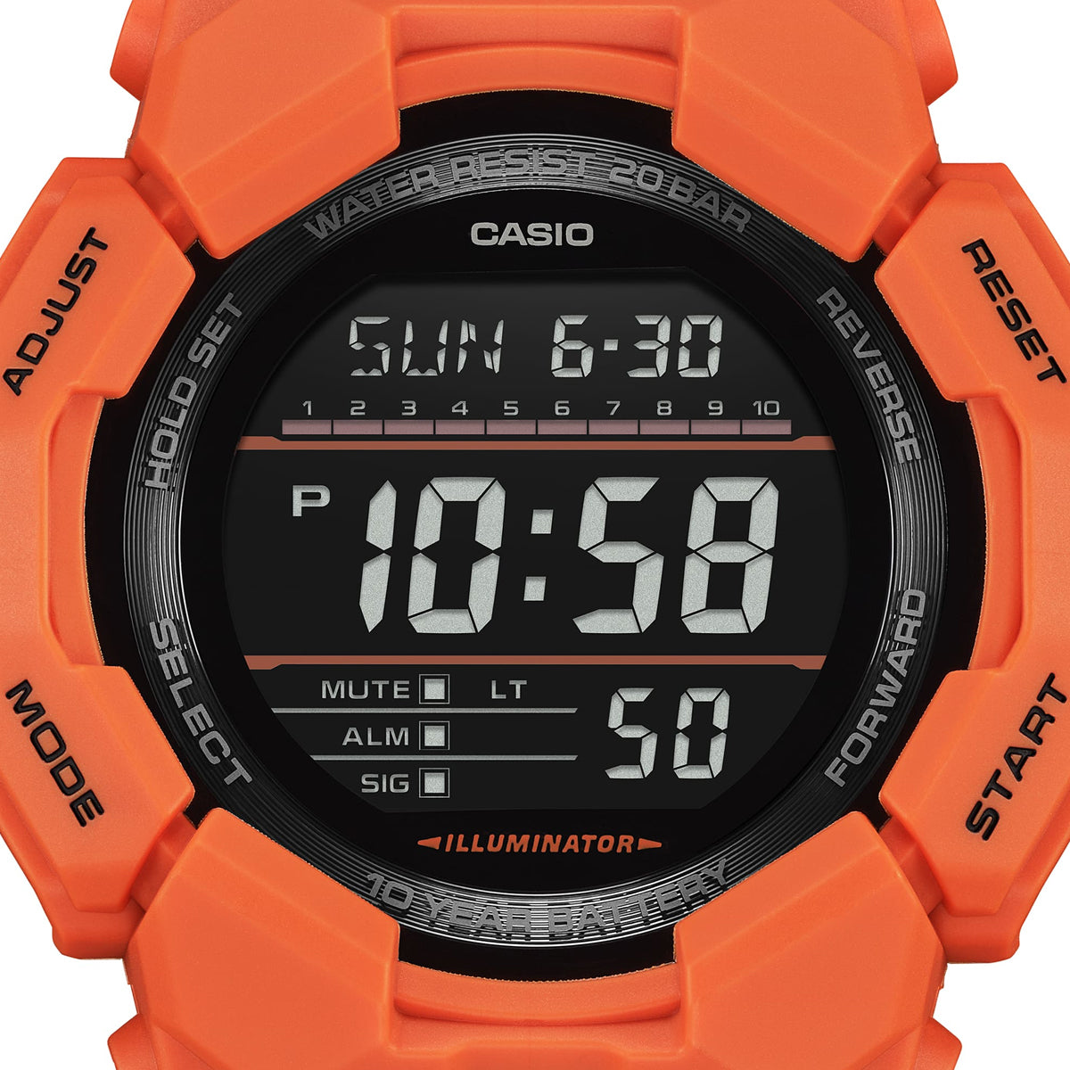 CASIO G-SHOCK Mod. GRAND DIGIT - ORANGE WATCHES