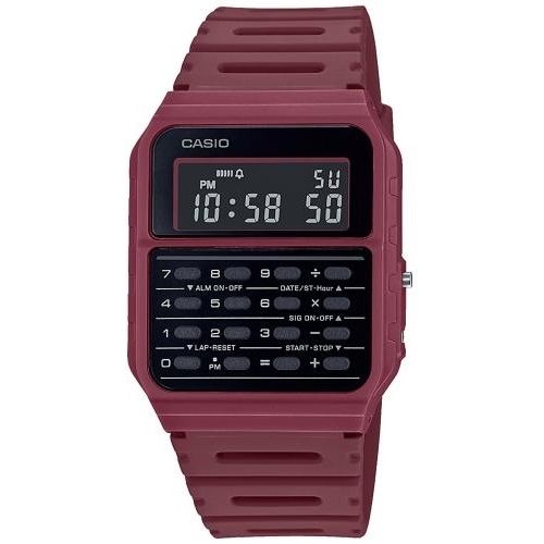 CASIO VINTAGE Mod. CALCULATOR EDGY COLLECTION - RED WATCHES
