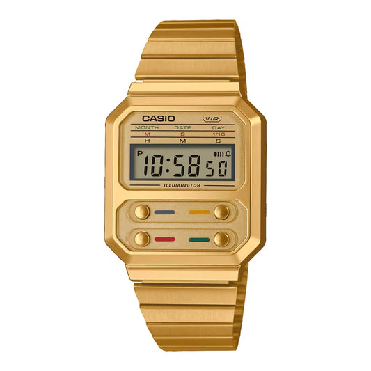 CASIO VINTAGE Mod. EDGY COLLECTION - GOLD CASIO COLLECTION & VINTAGE