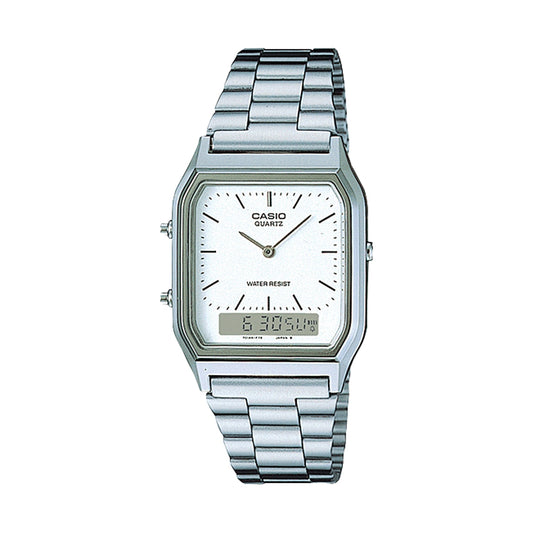 CASIO VINTAGE Mod. EDGY COLLECTION SUNRAY DIAL - WHITE