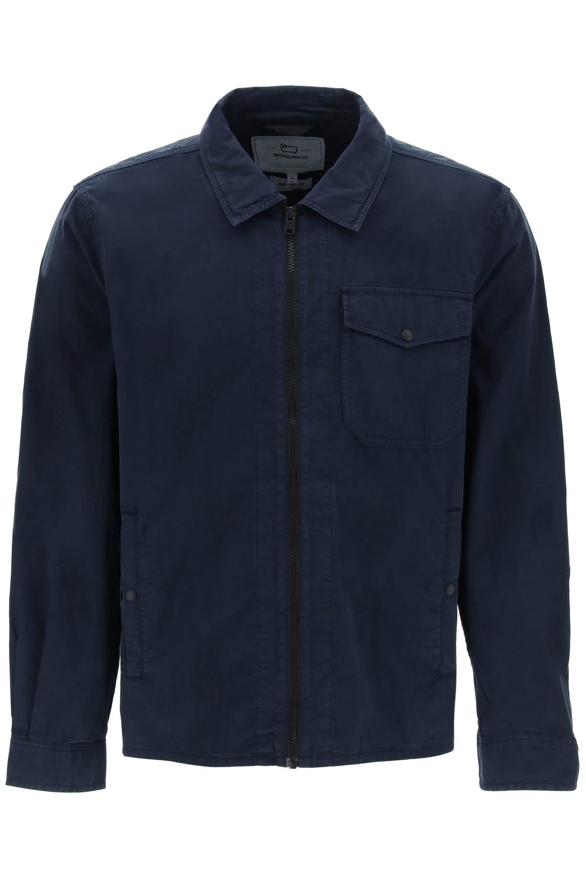 Woolrich cotton overshirt for Vests Woolrich