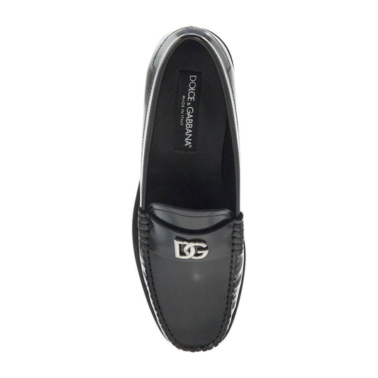 Dolce & Gabbana brushed leather loafers Loafers Dolce & Gabbana