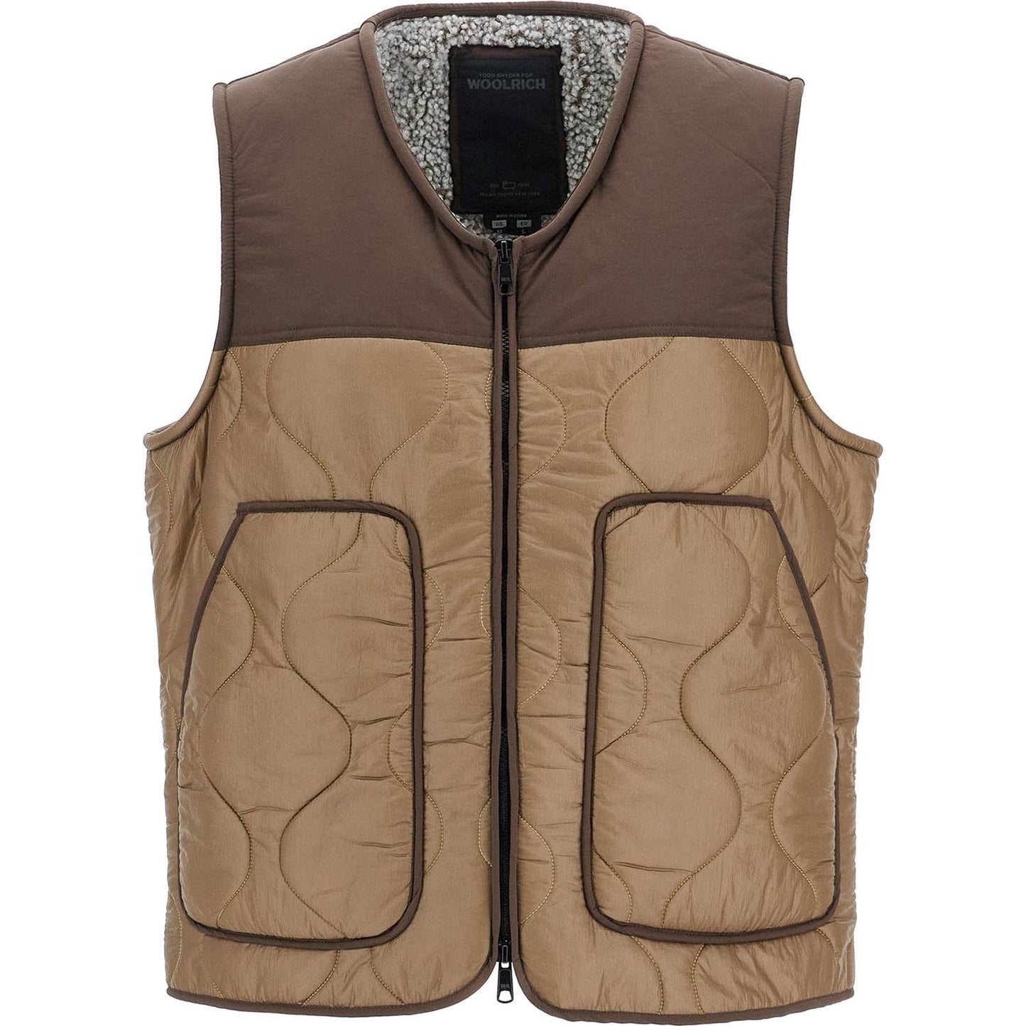 Woolrich sherpa-lined vest by todd snyder Vests Woolrich