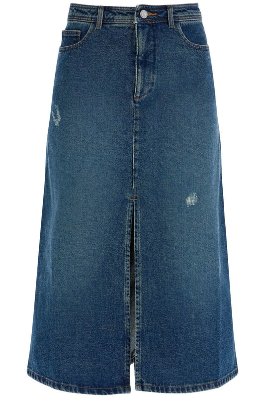 A.P.C. 'georgia denim midi skirt in Skirts A.P.C.