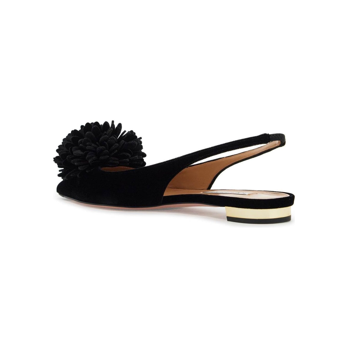 Aquazzura velvet slingback couture Flat Shoes Aquazzura