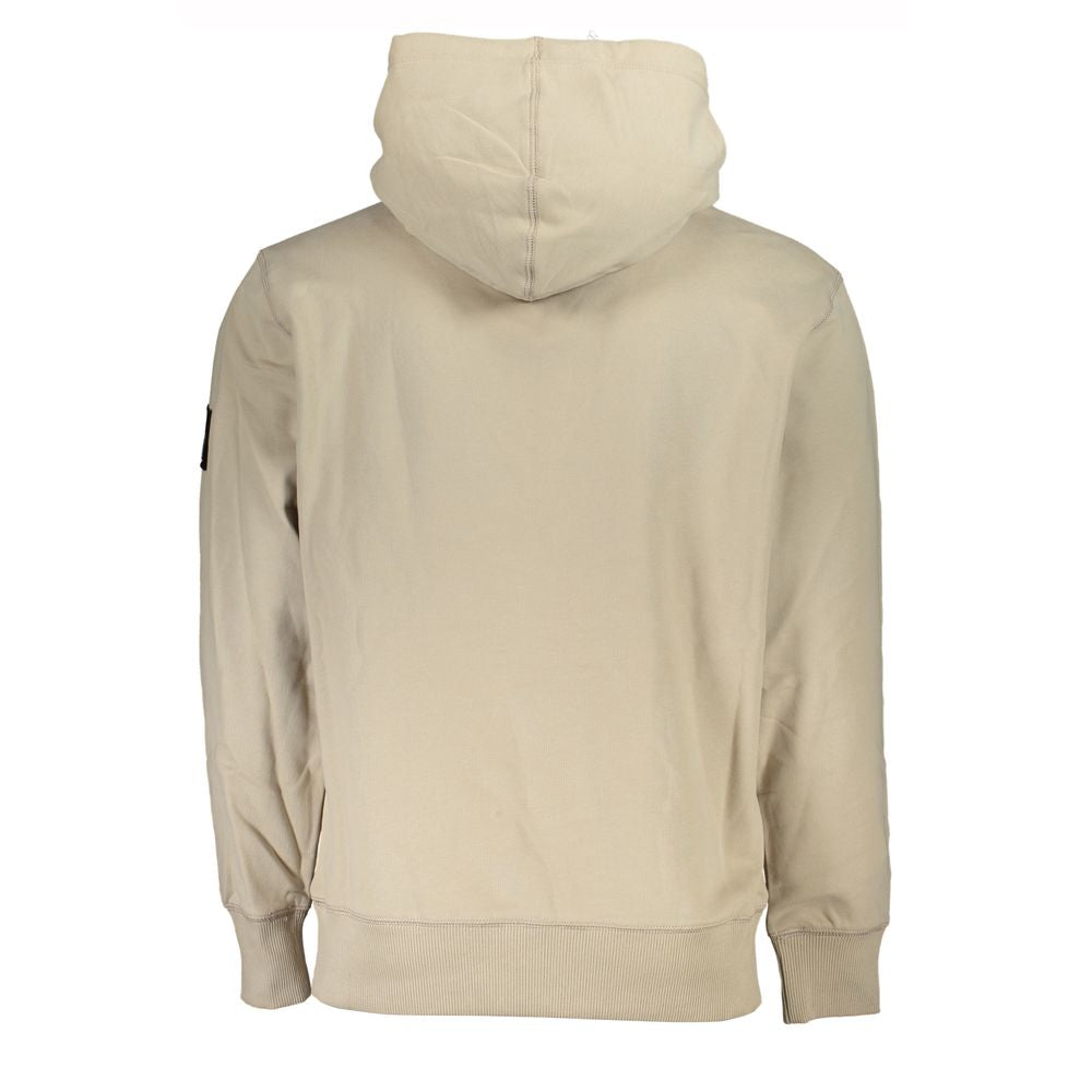 Calvin Klein Beige Cotton Men's Sweatshirt