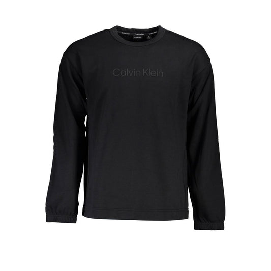 Calvin Klein Black Cotton Men Sweatshirt