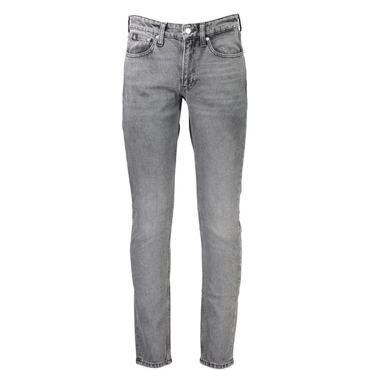 Calvin Klein Grigio Cotton Male Jean