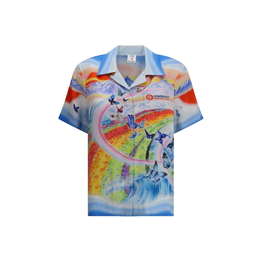 Casablanca Multicolor Silk Pattern Shirt Casablanca
