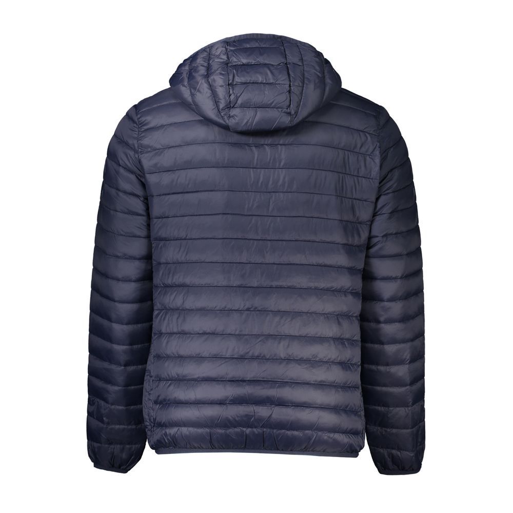 Cavalli Class Blue Polyamide Shell Jacket 1728,67400106144,Blue,Cavalli Class,Clothing,Jackets & Coats - Clothing,Men,New with tags,S,Shell Jackets - Jackets & Coats - Clothing