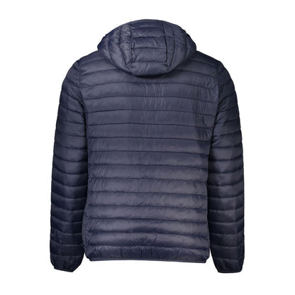 Cavalli Class Blue Polyamide Shell Jacket 1728,67400106144,Blue,Cavalli Class,Clothing,Jackets & Coats - Clothing,Men,New with tags,S,Shell Jackets - Jackets & Coats - Clothing