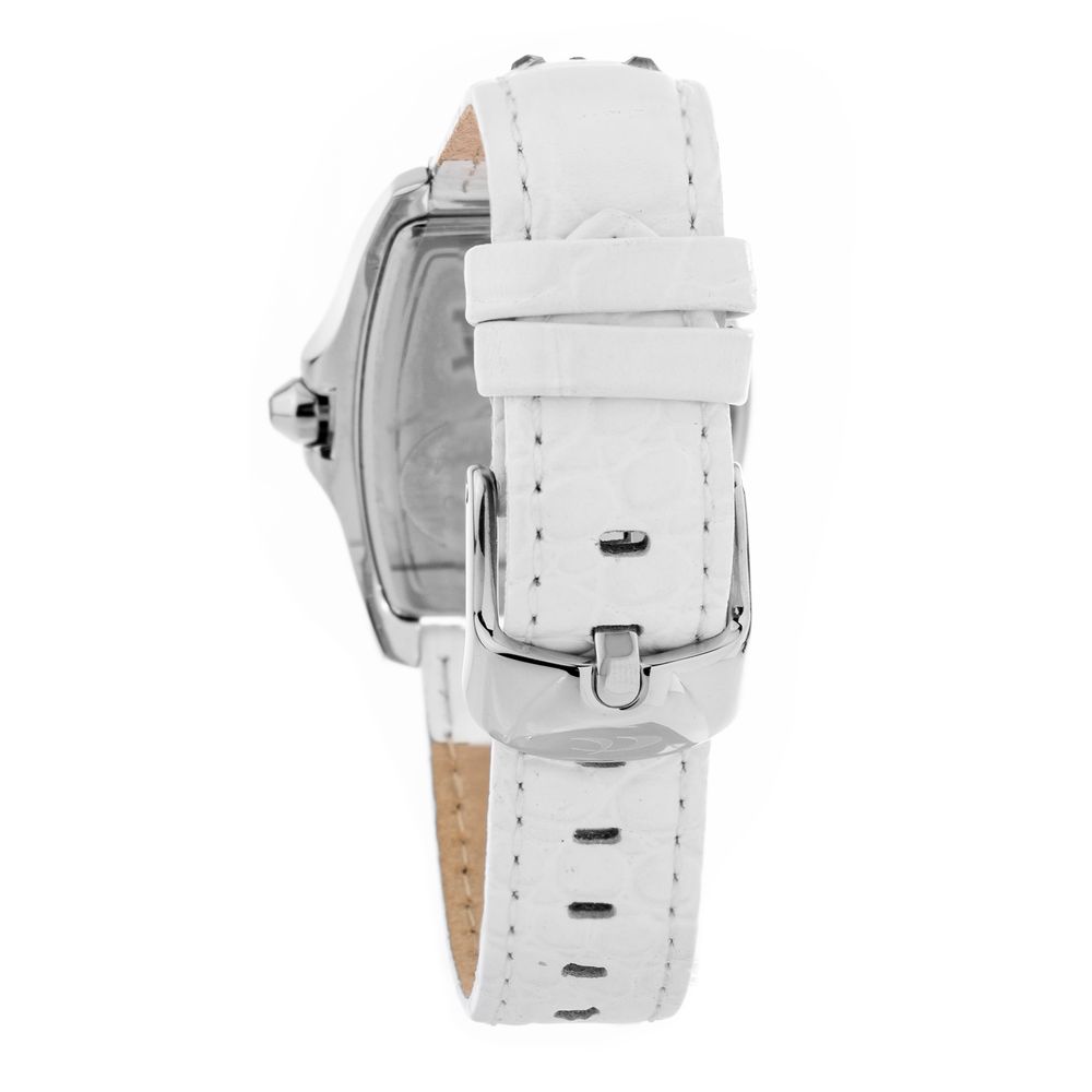 Chronotech White Leather Dress Watch Chronotech