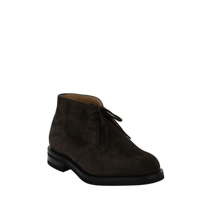 Church's Brown Calf Leather Bos Taurus Lace-Up Boots Church's