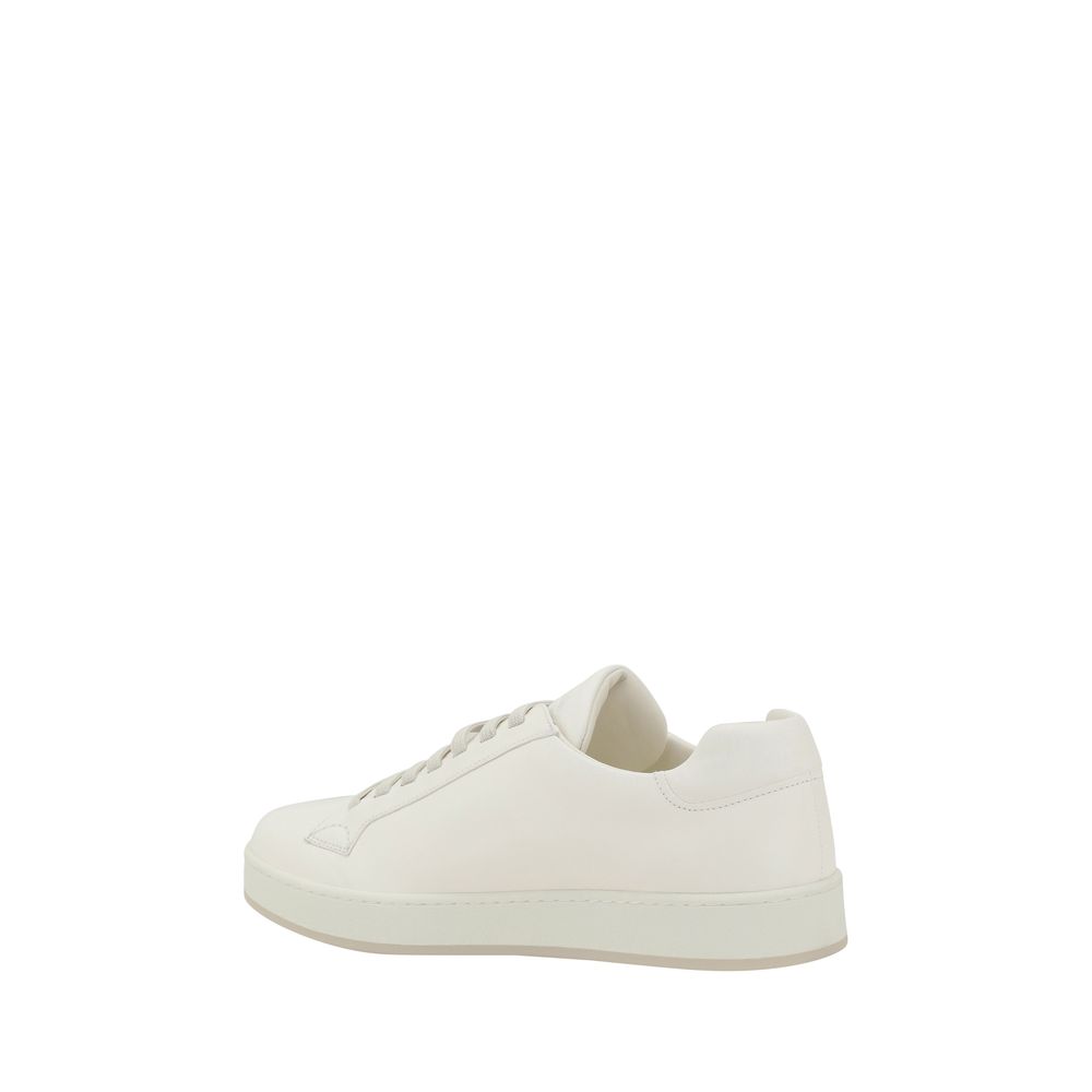 Church's White Rubber Low Top Sneakers Church's