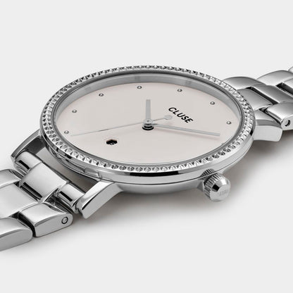 Cluse Silver Stainless Steel Dress Watch Cluse