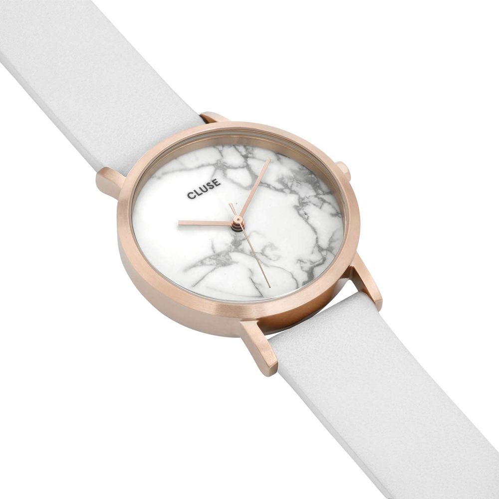 Cluse White Leather Dress Watch Cluse