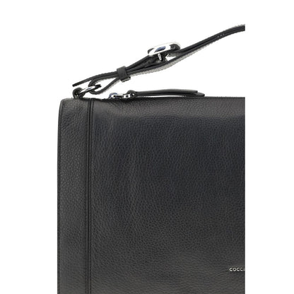 Coccinelle Black Calf Leather Bos Taurus Handbag Coccinelle