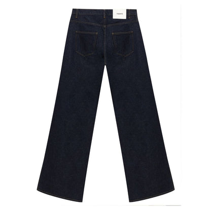 Coperni Blue Cotton High-Waisted Jean Coperni