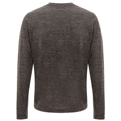 Corneliani Gray Wool T-Shirt Corneliani