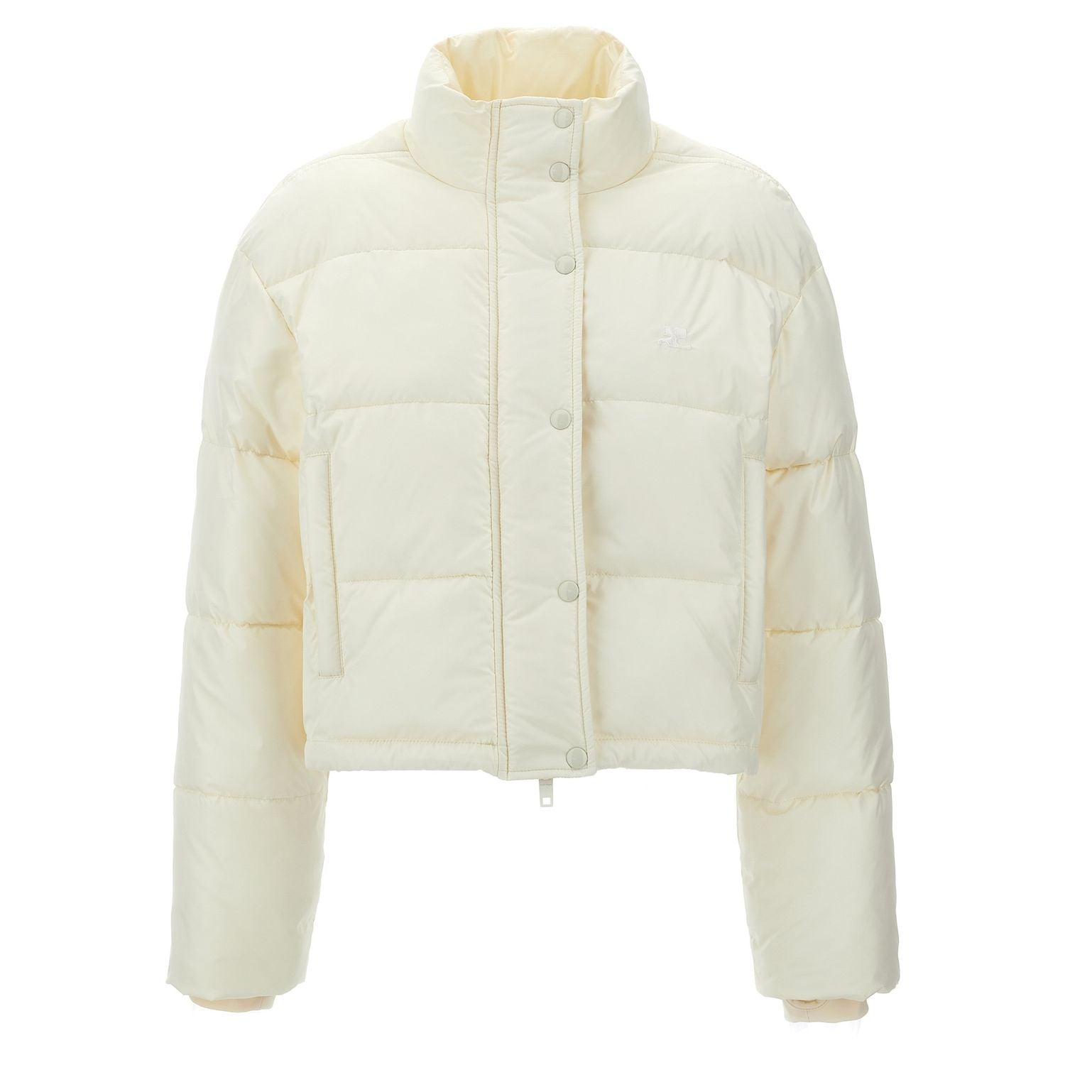 Courrèges White Polyester Full-Length Jacket