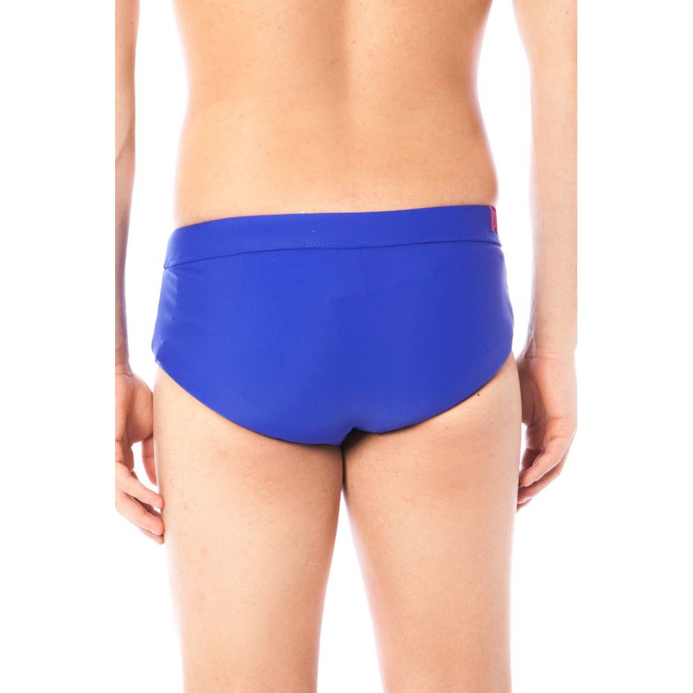 Datch Blue Polyamide Mens Swim Briefs Datch