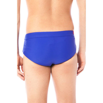 Datch Blue Polyamide Mens Swim Briefs Datch