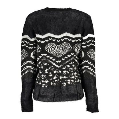 Desigual Black Acrylic Women Sweater with Metallic Fiber Desigual