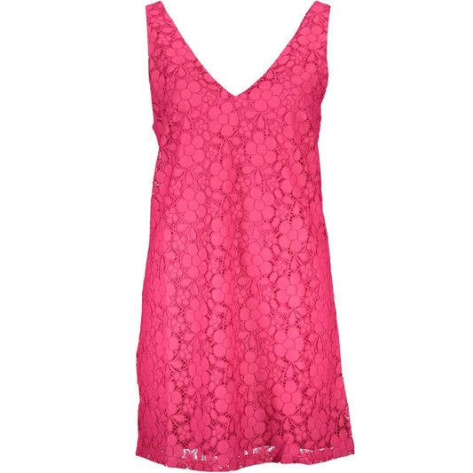 Desigual Pink Viscose Women Dress Desigual
