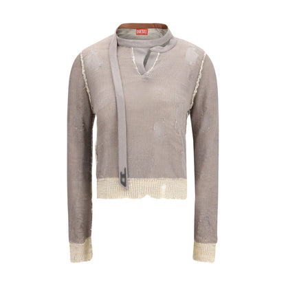Diesel Gray Cotton Sweatshirt 1728,72470364320,Clothing,Diesel,Gray,L,M,Men,New with tags,Sweaters - Clothing,Sweatshirts - Sweaters - Clothing,XL