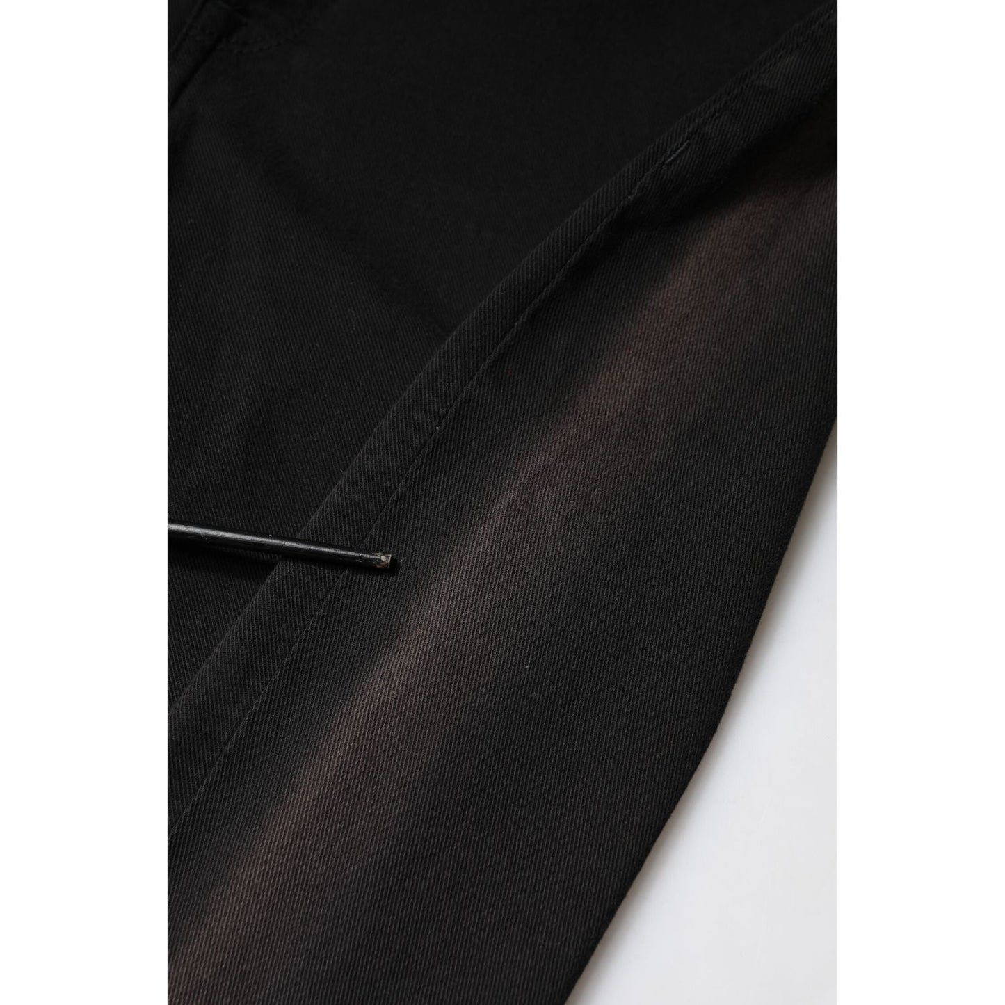 Dolce & Gabbana Black Cotton Mid Waisted Skinny Denim Jeans