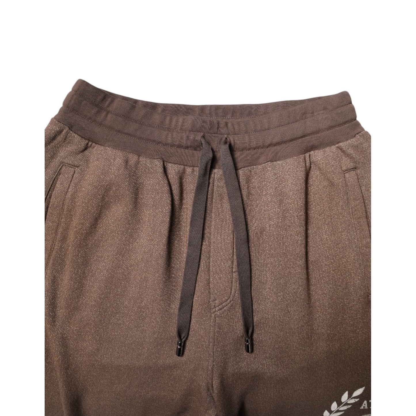 Dolce & Gabbana Brown Cotton Jogger Sweatpants Pants