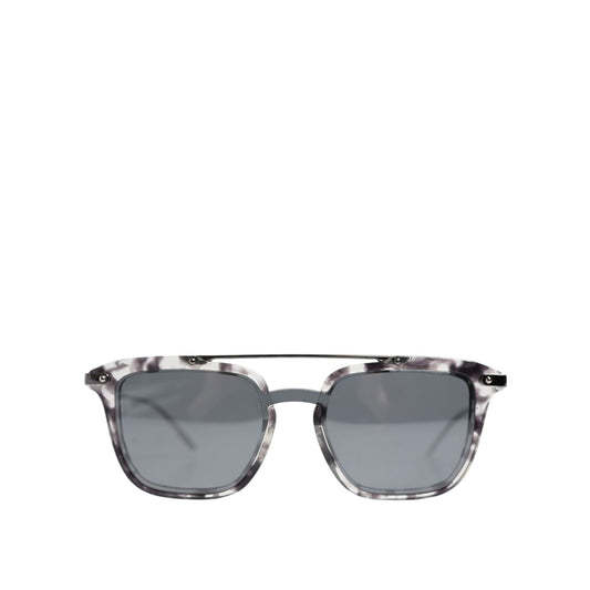 Dolce & Gabbana Gray Havana Acetate Square DG4327 Eyewear Sunglasses