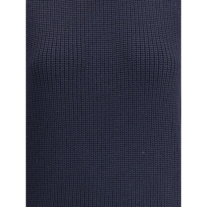 Ella Blue Merino Wool Sweater Ella