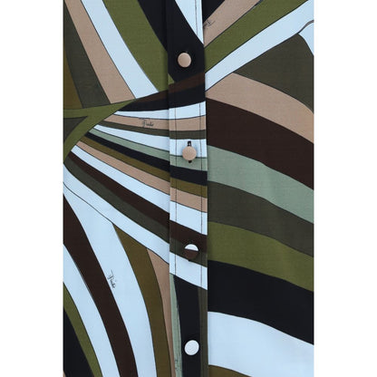 Emilio Pucci Multicolor Viscose Pattern Shirt
