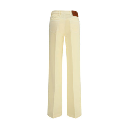 Etro Bicolor Cotton Straight-Leg Jeans