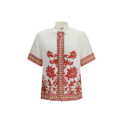 Etro Multicolor Linen Pattern Shirt 1728,38,39,40,41,42,43,72470364320,Clothing,Etro,Men,Multicolor,New with tags,Pattern - Shirts - Clothing,Shirts - Clothing
