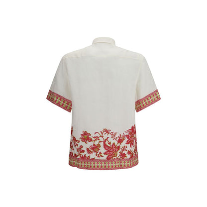 Etro Multicolor Linen Pattern Shirt 1728,38,39,40,41,42,43,72470364320,Clothing,Etro,Men,Multicolor,New with tags,Pattern - Shirts - Clothing,Shirts - Clothing