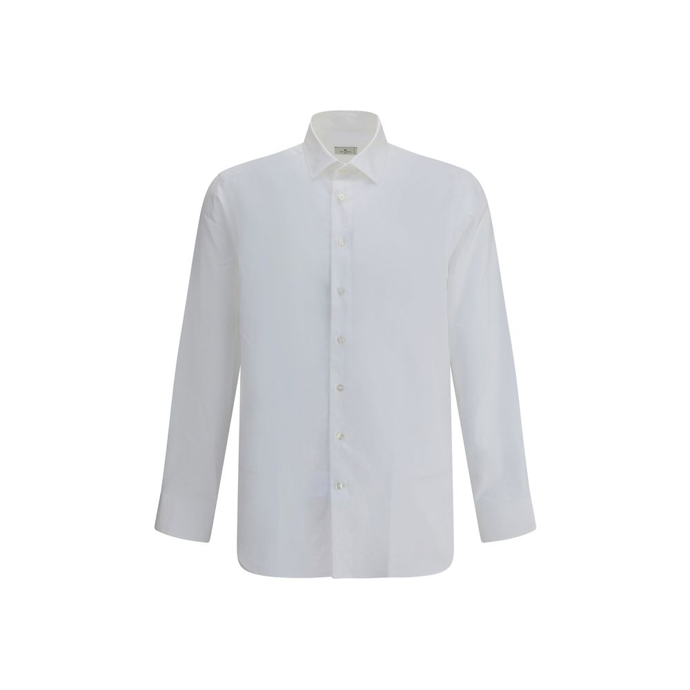 Etro White Cotton Dress Shirt Etro