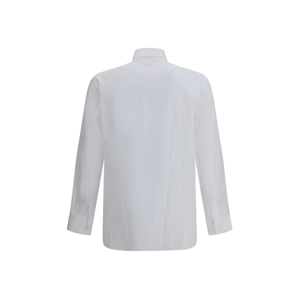 Etro White Cotton Dress Shirt Etro