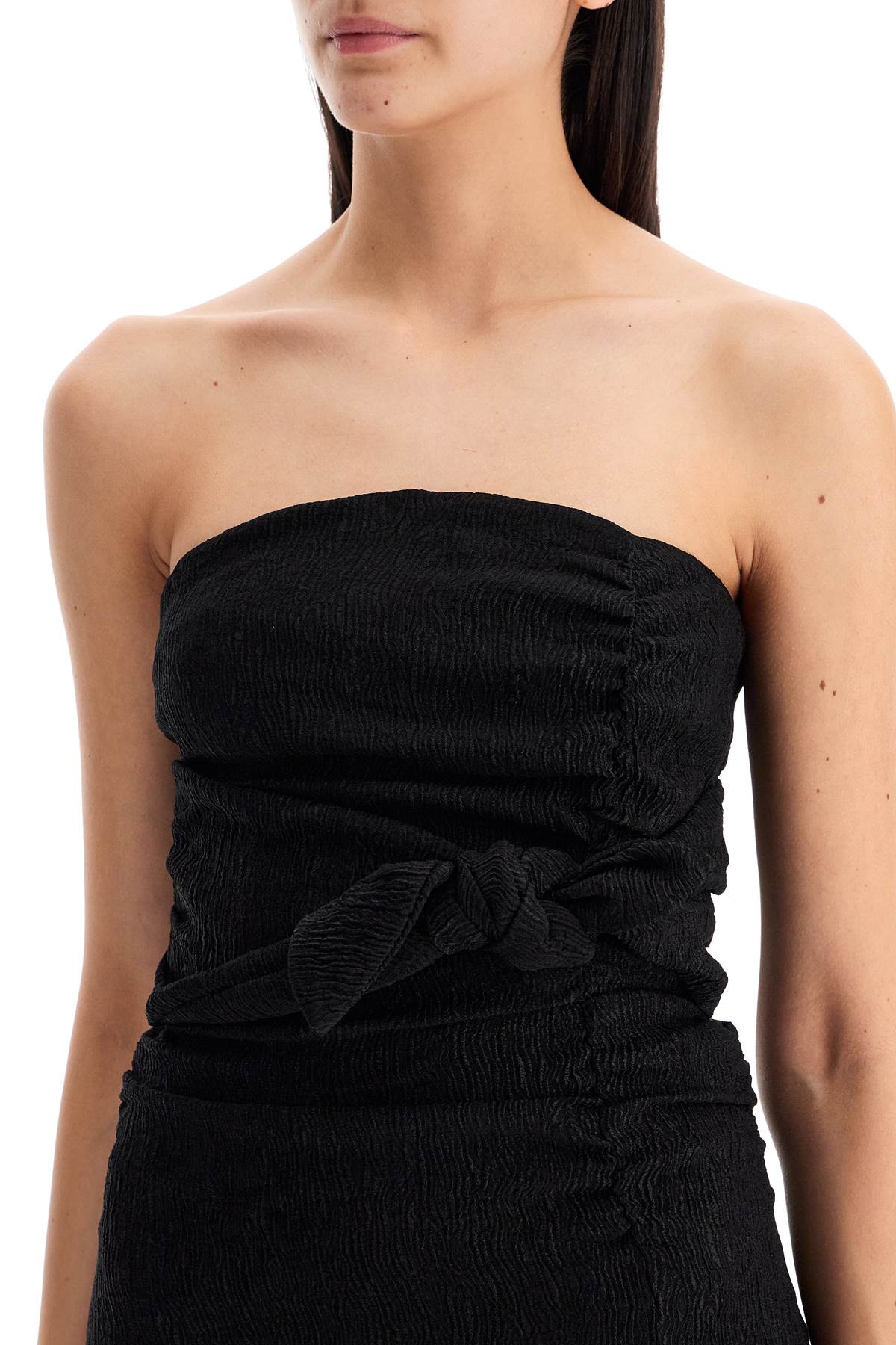 Ganni strapless viscose top Topwear Ganni