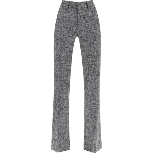 Alessandra Rich pants with herringbone motif Trousers Alessandra Rich