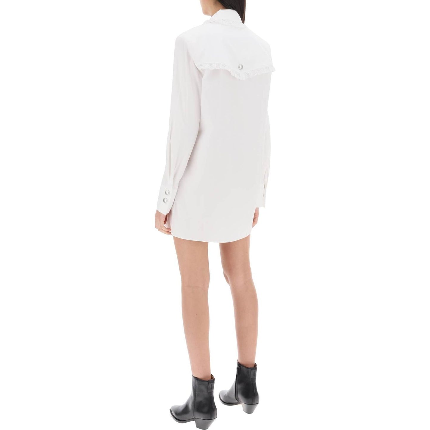 Alessandra Rich logo patch mini dress Dresses Alessandra Rich